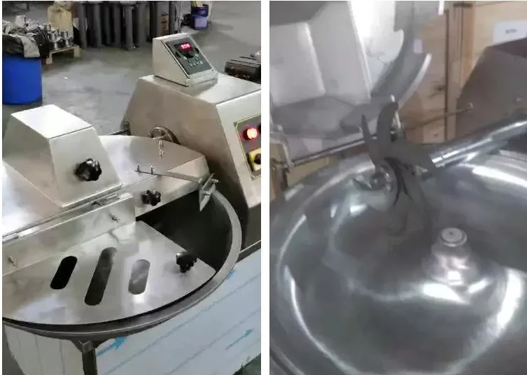 QS650 Big Capacity Food Cut up Machine Food Chopping Machine Meat Bowl Cutter Machine Sausage Ham Meat Bowl Cutter Machine