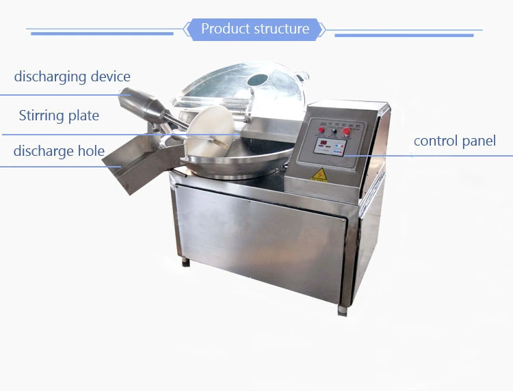 Commercial Chopper Machine for Meats and Veg Meat Bowl Cutter