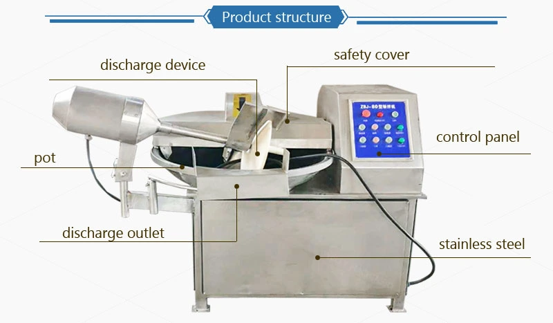 Wholesale Price Small Meat Cutting Machine Price / 5L Meat Bowl Cutter Machine